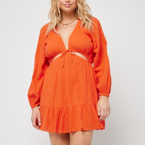 L*Space Feelin' Fine Coverup Dress Poppy - Picture 6 of 10